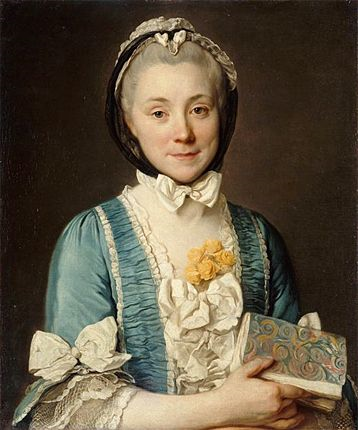 josseph duplessis siffred portrait de mme lenoir 1764